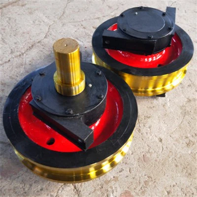 भारी शुल्क क्रेन पहियों